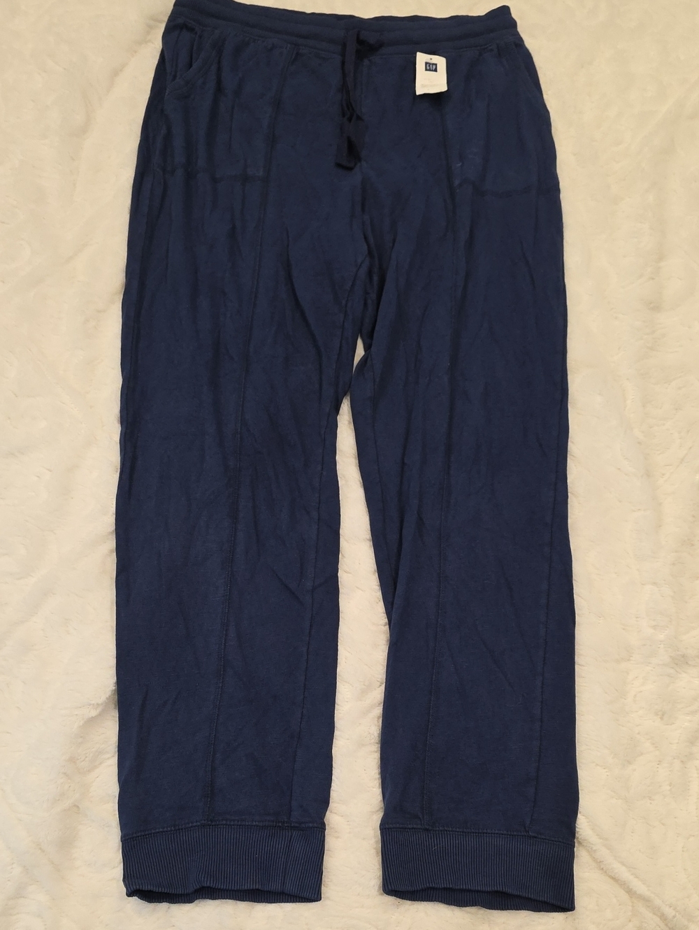 GAP Men's Dark Blue Drawstring Joggers